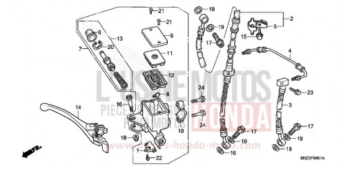 FREIN AVANT MAITRE-CYLINDRE (2) CB600FY de 2000